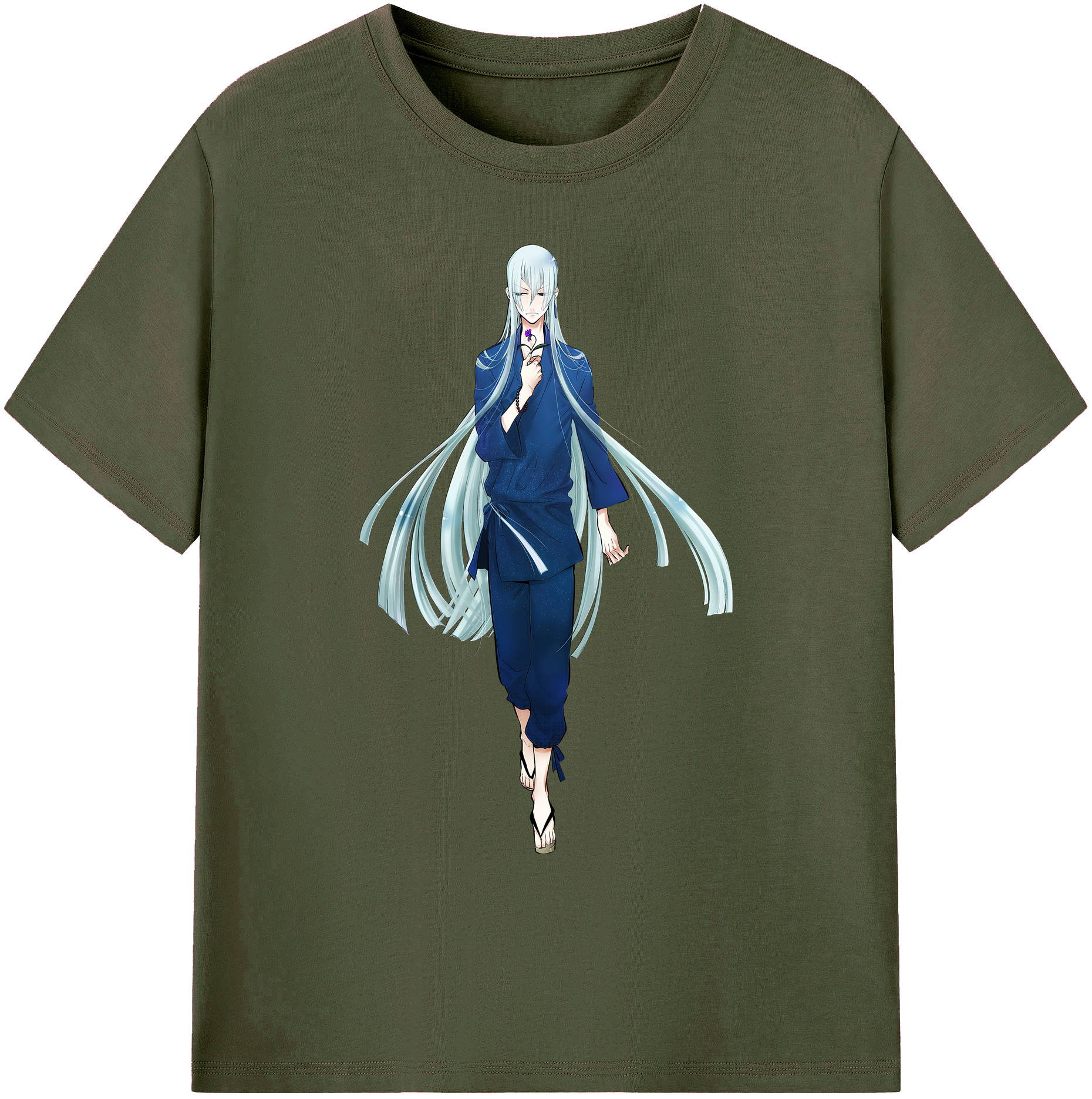（画像用） 刀剣乱舞 Touken Ranbu 綿100％ メンズ半袖Tシャツ｜肌触りやわらか＆通気性